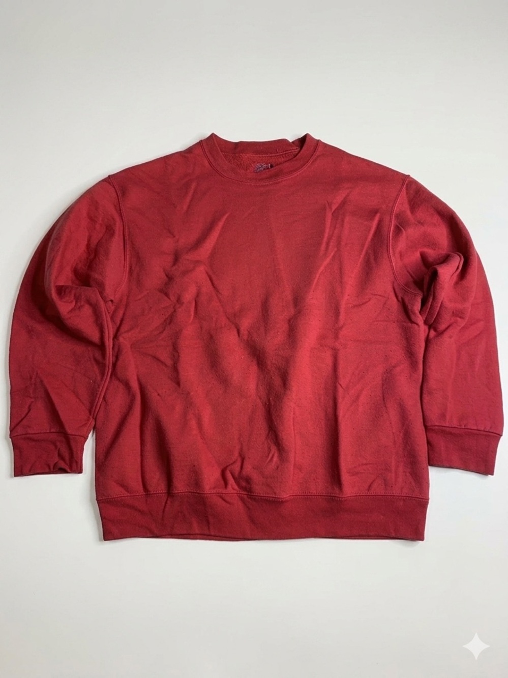 Vintage Fruit of the Loom Best Red Crewneck Sweatshirt Size Large